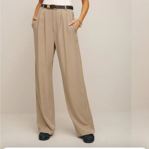 NWT Reformation Mason Pant Khaki 6